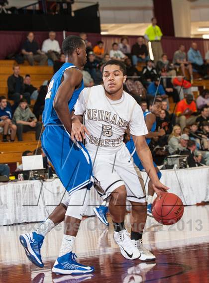 Thumbnail 2 in Neumann-Goretti vs. Orlando Christian Prep (Spalding Hoophall Classic) photogallery.