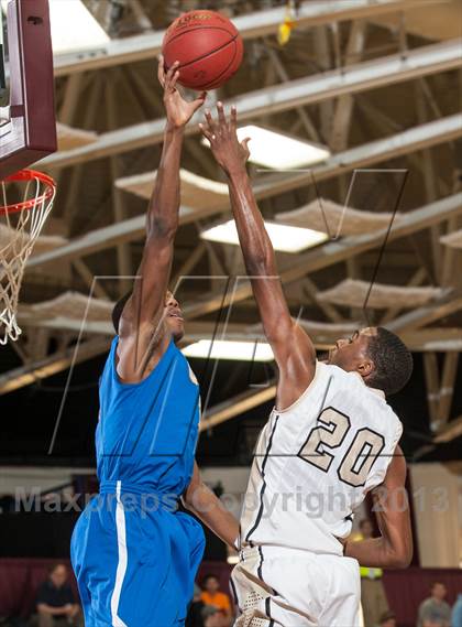 Thumbnail 1 in Neumann-Goretti vs. Orlando Christian Prep (Spalding Hoophall Classic) photogallery.