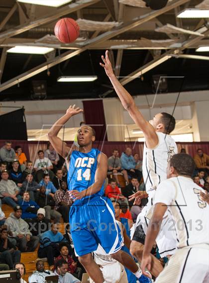 Thumbnail 2 in Neumann-Goretti vs. Orlando Christian Prep (Spalding Hoophall Classic) photogallery.
