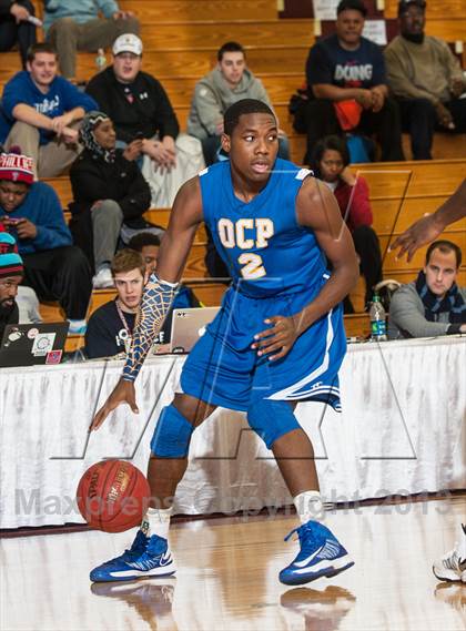 Thumbnail 3 in Neumann-Goretti vs. Orlando Christian Prep (Spalding Hoophall Classic) photogallery.