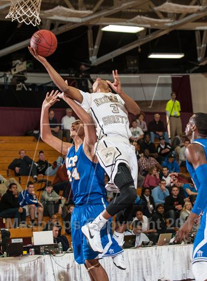 Thumbnail 1 in Neumann-Goretti vs. Orlando Christian Prep (Spalding Hoophall Classic) photogallery.