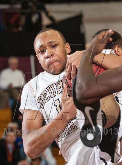 Thumbnail 2 in Neumann-Goretti vs. Orlando Christian Prep (Spalding Hoophall Classic) photogallery.