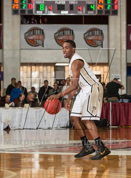 Thumbnail 2 in Neumann-Goretti vs. Orlando Christian Prep (Spalding Hoophall Classic) photogallery.