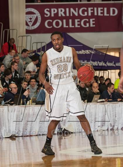 Thumbnail 2 in Neumann-Goretti vs. Orlando Christian Prep (Spalding Hoophall Classic) photogallery.