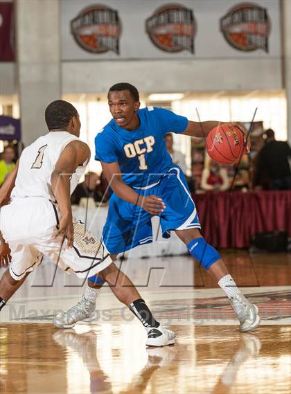 Thumbnail 1 in Neumann-Goretti vs. Orlando Christian Prep (Spalding Hoophall Classic) photogallery.