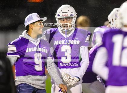 Thumbnail 3 in Jacksboro vs Callisburg (UIL 3A Bi-district playoff) photogallery.