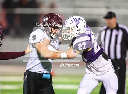 Thumbnail 2 in Jacksboro vs Callisburg (UIL 3A Bi-district playoff) photogallery.