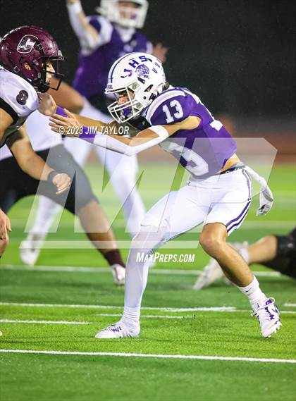 Thumbnail 2 in Jacksboro vs Callisburg (UIL 3A Bi-district playoff) photogallery.