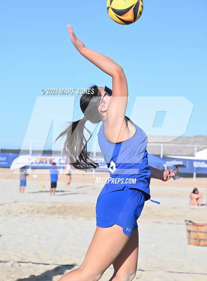 Thumbnail 1 in O'Connor vs. Queen Creek (AIA DI Pairs Semifinal) photogallery.