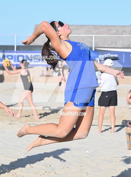 Thumbnail 3 in O'Connor vs. Queen Creek (AIA DI Pairs Semifinal) photogallery.