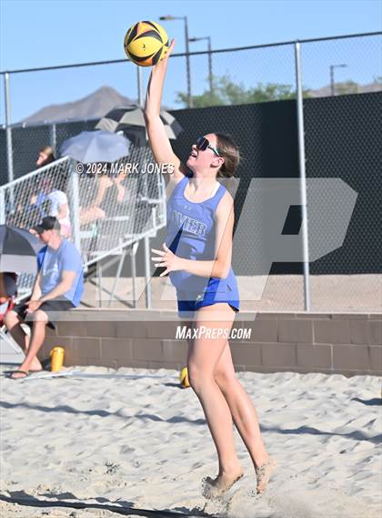 Thumbnail 3 in O'Connor vs. Queen Creek (AIA DI Pairs Semifinal) photogallery.