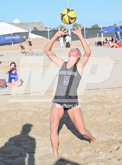 Thumbnail 3 in O'Connor vs. Queen Creek (AIA DI Pairs Semifinal) photogallery.