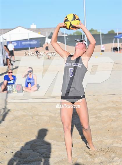 Thumbnail 1 in O'Connor vs. Queen Creek (AIA DI Pairs Semifinal) photogallery.