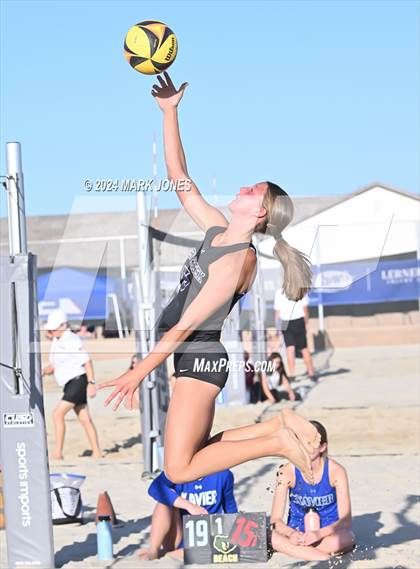 Thumbnail 1 in O'Connor vs. Queen Creek (AIA DI Pairs Semifinal) photogallery.