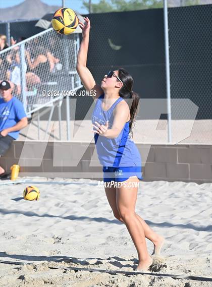 Thumbnail 1 in O'Connor vs. Queen Creek (AIA DI Pairs Semifinal) photogallery.