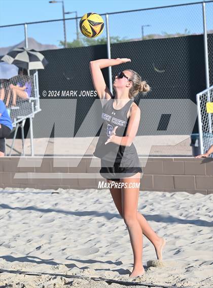 Thumbnail 2 in O'Connor vs. Queen Creek (AIA DI Pairs Semifinal) photogallery.