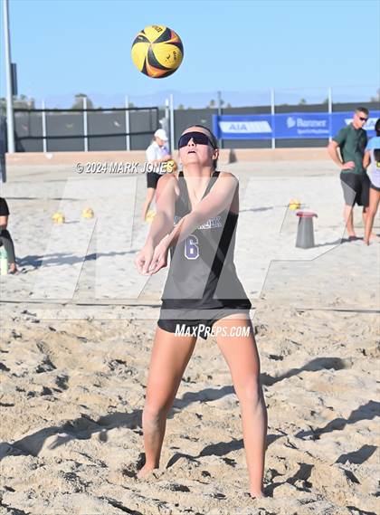 Thumbnail 3 in O'Connor vs. Queen Creek (AIA DI Pairs Semifinal) photogallery.