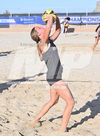 Thumbnail 1 in O'Connor vs. Queen Creek (AIA DI Pairs Semifinal) photogallery.