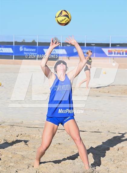 Thumbnail 3 in O'Connor vs. Queen Creek (AIA DI Pairs Semifinal) photogallery.