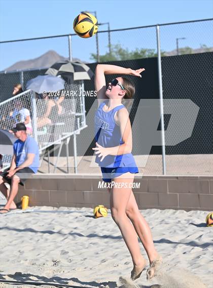 Thumbnail 2 in O'Connor vs. Queen Creek (AIA DI Pairs Semifinal) photogallery.