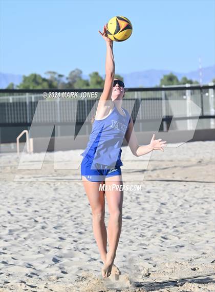 Thumbnail 2 in O'Connor vs. Queen Creek (AIA DI Pairs Semifinal) photogallery.
