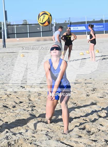 Thumbnail 2 in O'Connor vs. Queen Creek (AIA DI Pairs Semifinal) photogallery.