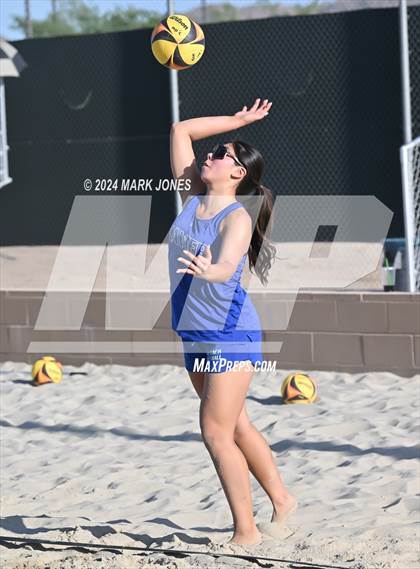 Thumbnail 1 in O'Connor vs. Queen Creek (AIA DI Pairs Semifinal) photogallery.