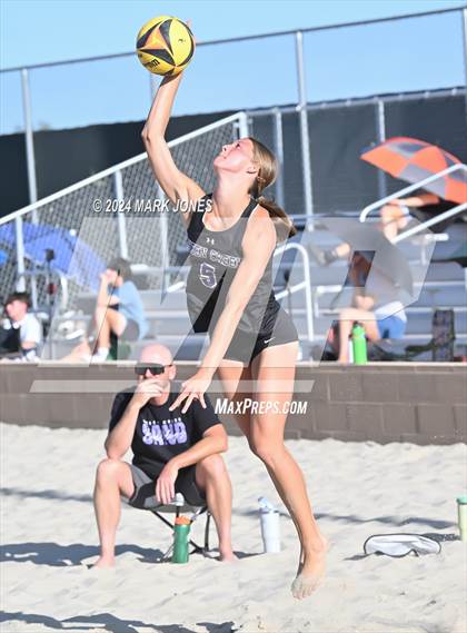 Thumbnail 3 in O'Connor vs. Queen Creek (AIA DI Pairs Semifinal) photogallery.