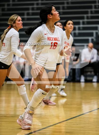Thumbnail 2 in Sachse @ Rockwall (UIL Volleyball 6A Bi-District Playoff) photogallery.