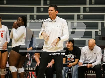 Thumbnail 2 in Sachse @ Rockwall (UIL Volleyball 6A Bi-District Playoff) photogallery.