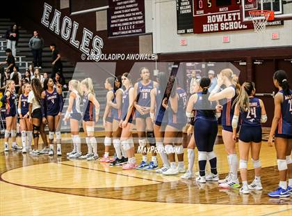 Thumbnail 2 in Sachse @ Rockwall (UIL Volleyball 6A Bi-District Playoff) photogallery.
