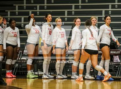 Thumbnail 2 in Sachse @ Rockwall (UIL Volleyball 6A Bi-District Playoff) photogallery.