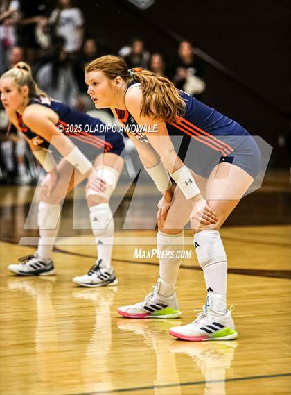 Thumbnail 3 in Sachse @ Rockwall (UIL Volleyball 6A Bi-District Playoff) photogallery.