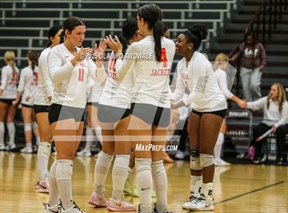 Thumbnail 1 in Sachse @ Rockwall (UIL Volleyball 6A Bi-District Playoff) photogallery.