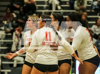 Thumbnail 1 in Sachse @ Rockwall (UIL Volleyball 6A Bi-District Playoff) photogallery.