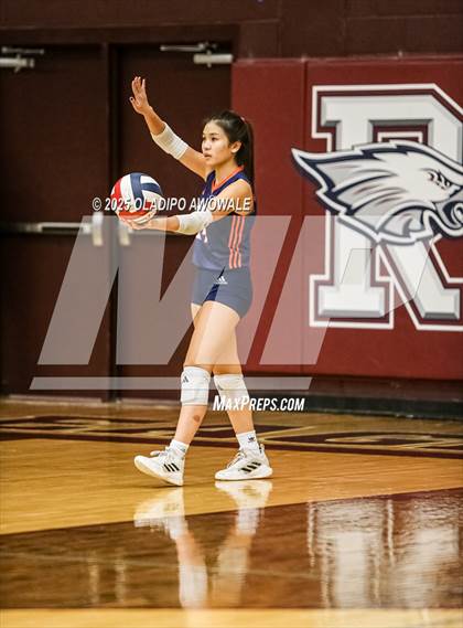 Thumbnail 3 in Sachse @ Rockwall (UIL Volleyball 6A Bi-District Playoff) photogallery.