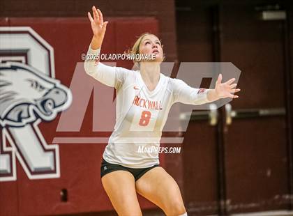 Thumbnail 3 in Sachse @ Rockwall (UIL Volleyball 6A Bi-District Playoff) photogallery.