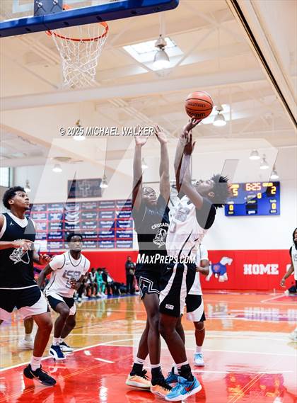 Thumbnail 2 in Monsignor Scanlan Vs Eagle Academy III (The Preview HS Showcase) photogallery.