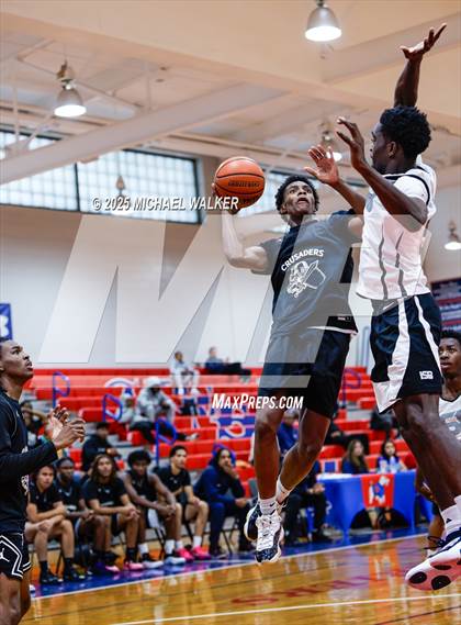Thumbnail 3 in Monsignor Scanlan Vs Eagle Academy III (The Preview HS Showcase) photogallery.