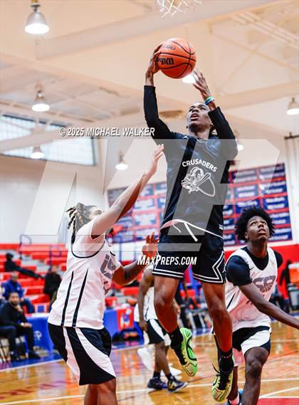 Thumbnail 2 in Monsignor Scanlan Vs Eagle Academy III (The Preview HS Showcase) photogallery.