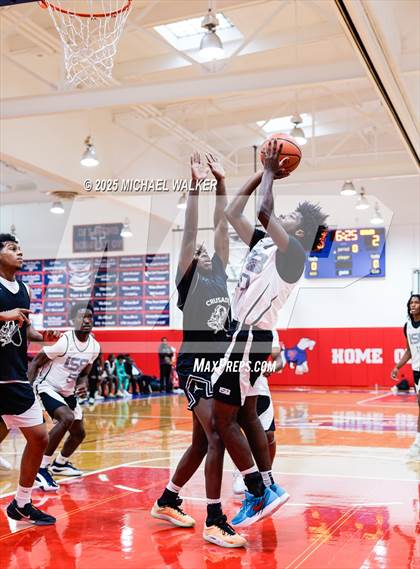 Thumbnail 1 in Monsignor Scanlan Vs Eagle Academy III (The Preview HS Showcase) photogallery.
