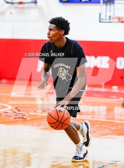 Thumbnail 2 in Monsignor Scanlan Vs Eagle Academy III (The Preview HS Showcase) photogallery.