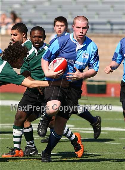 Thumbnail 1 in Canterbury Episcopal vs Benton County (Jesuit Dallas Rugby Showdown) photogallery.