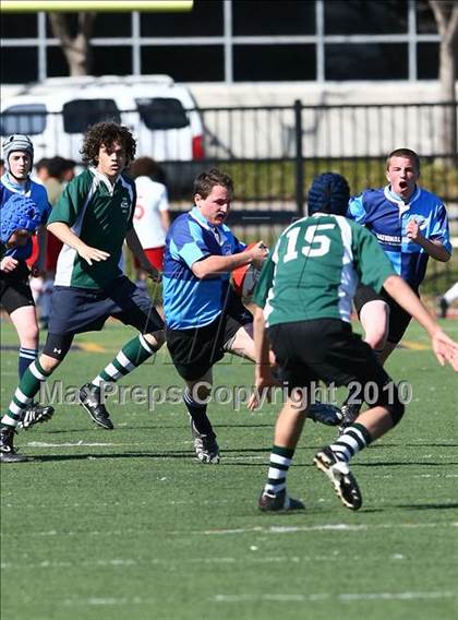 Thumbnail 2 in Canterbury Episcopal vs Benton County (Jesuit Dallas Rugby Showdown) photogallery.