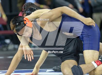 Thumbnail 2 in CIF State Boys Wrestling Championships (Pig-Tail Round) photogallery.