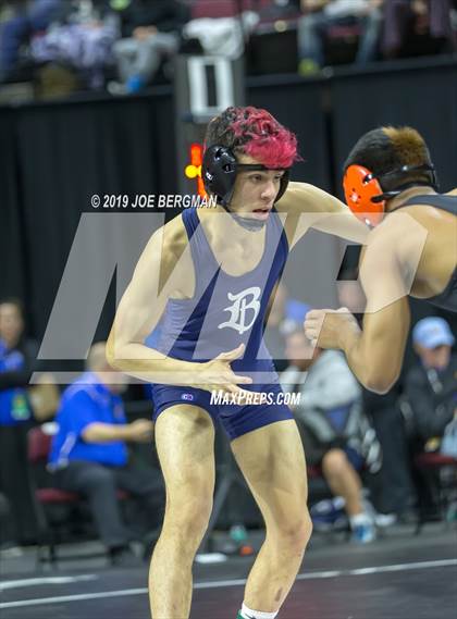 Thumbnail 1 in CIF State Boys Wrestling Championships (Pig-Tail Round) photogallery.