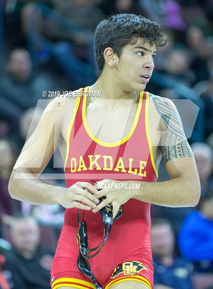Thumbnail 1 in CIF State Boys Wrestling Championships (Pig-Tail Round) photogallery.