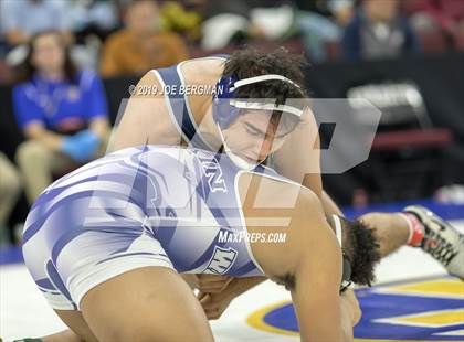 Thumbnail 1 in CIF State Boys Wrestling Championships (Pig-Tail Round) photogallery.