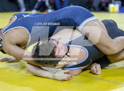 Thumbnail 3 in CIF State Boys Wrestling Championships (Pig-Tail Round) photogallery.