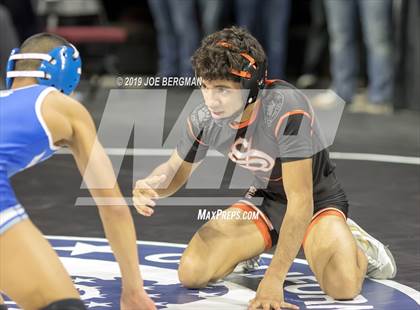 Thumbnail 1 in CIF State Boys Wrestling Championships (Pig-Tail Round) photogallery.